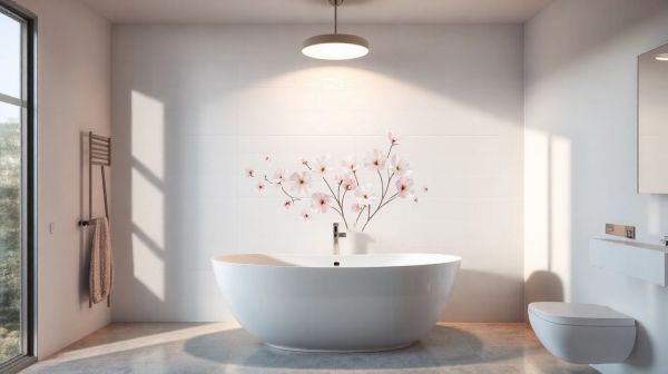 6 idées de panneaux muraux pour sublimer la salle de bain